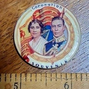 Vintage 1937 Coronation King George VI & Queen Elizabeth Souvenir